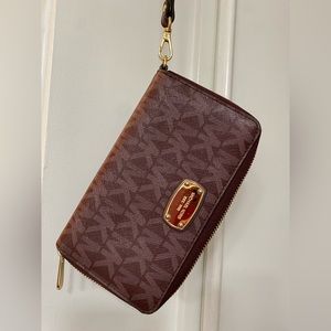 Michael Kors Jet Set Phone Case Leather Wallet